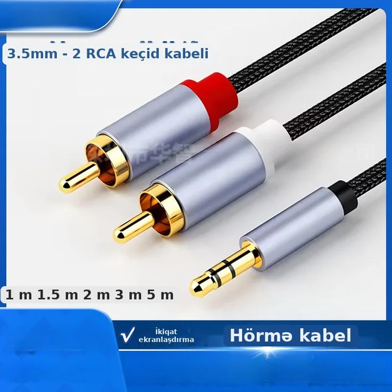 3.5mm RCA audio kabeli, TV üçün