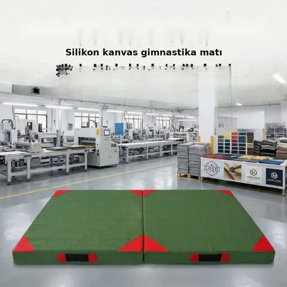 Silikon örtüklü gimnastika matı, qalınlaşdırılmış