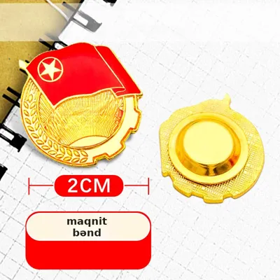 Komsomol emblemi brouşu maqnitli, şəkil 4