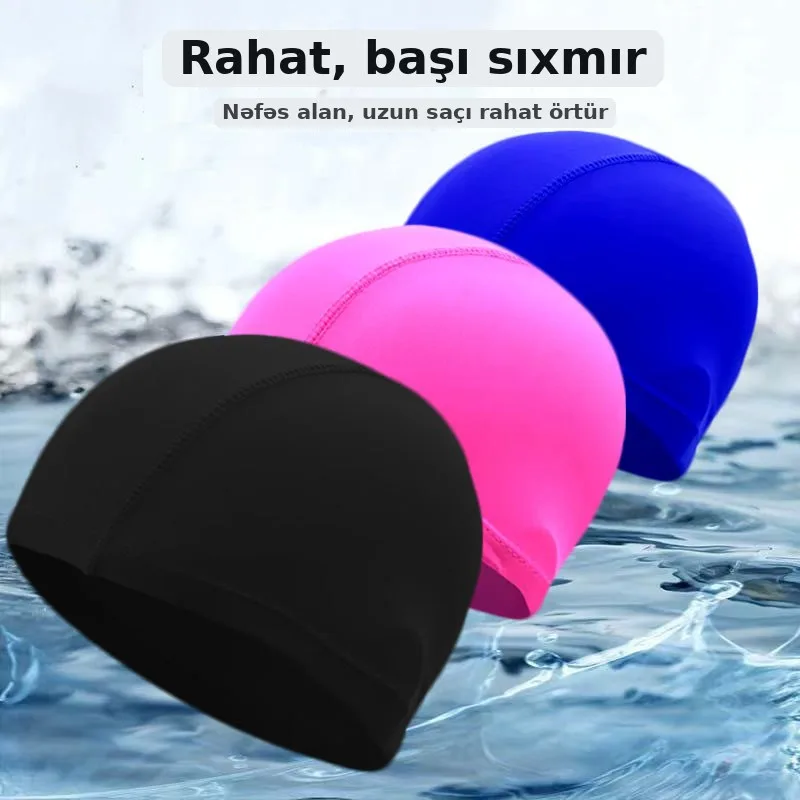 Elastik unisex parça üzgüçülük papağı