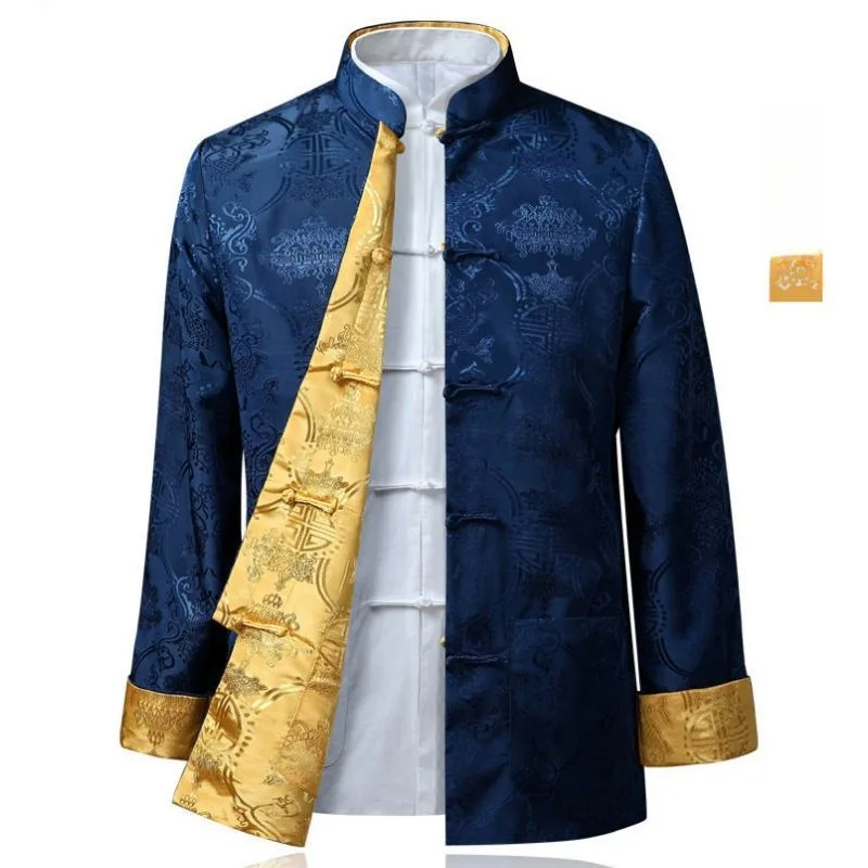 Kişi casual pencək, hanfu üslublu, şəkil 4