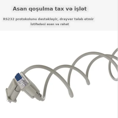 DB9 serial kabel, RS232 printer birləşdirici, şəkil 4