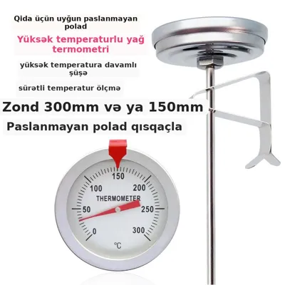 Mətbəx üçün yağ termometri, qızartma