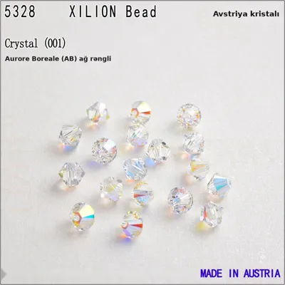 DIY zərgərlik üçün kristal muncuqlar