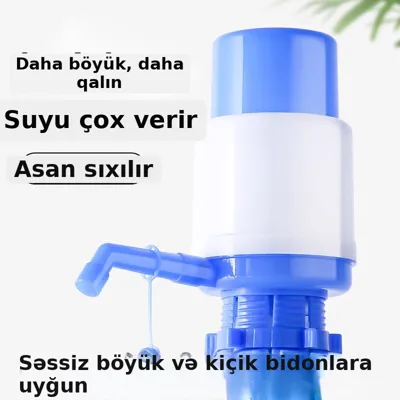 Su bakı üçün əl pompası