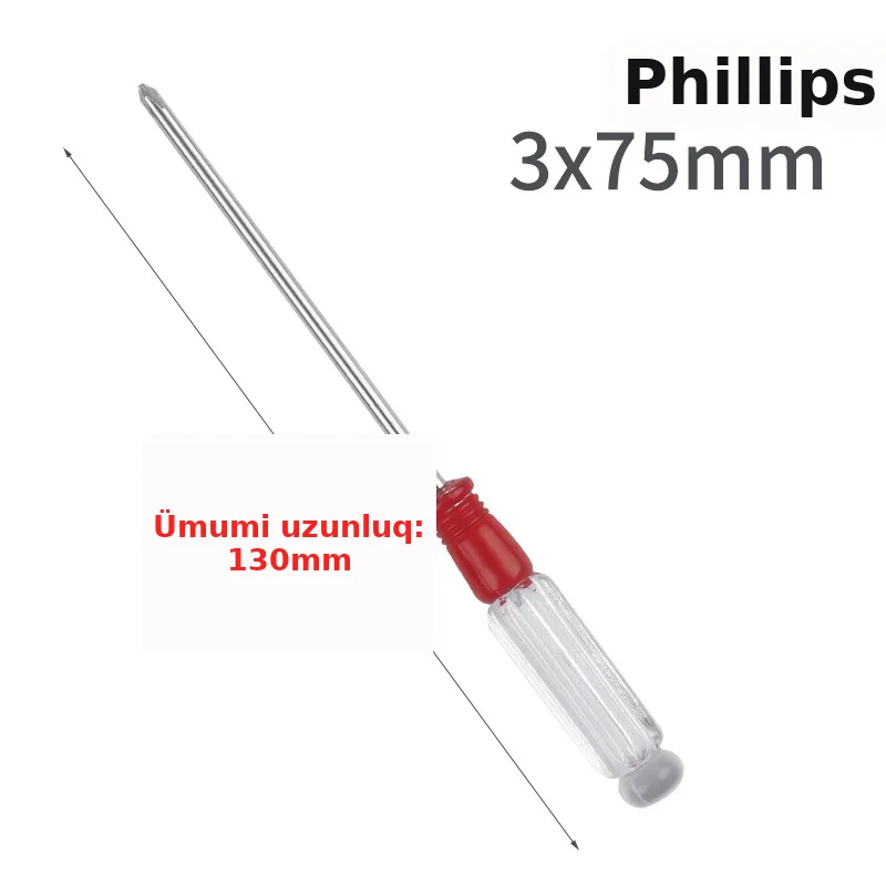 Kristal açar, 3mm, şəffaf saplı, şəkil 2