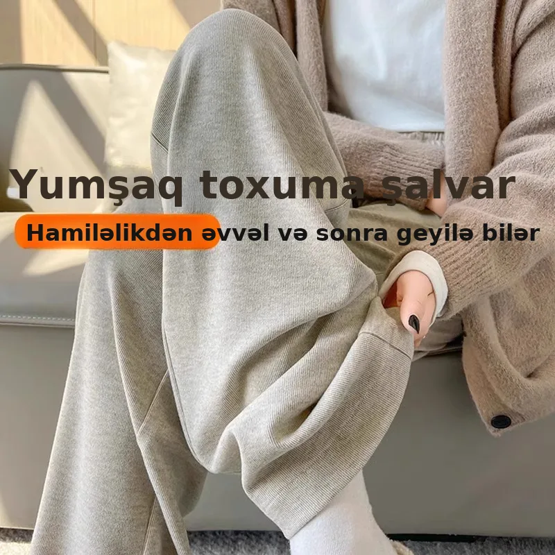 Hamilə şalvarı, yaz-payız, nazik, rahat, şəkil 3