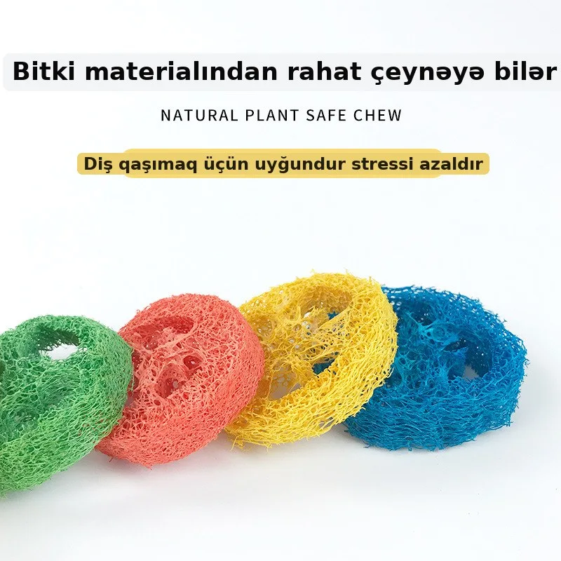 Ev heyvanı üçün çeynəmə oyuncağı lufa, şəkil 2