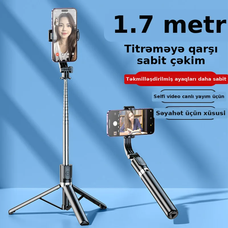 Bluetooth selfi çubuğu və telefon tripodu