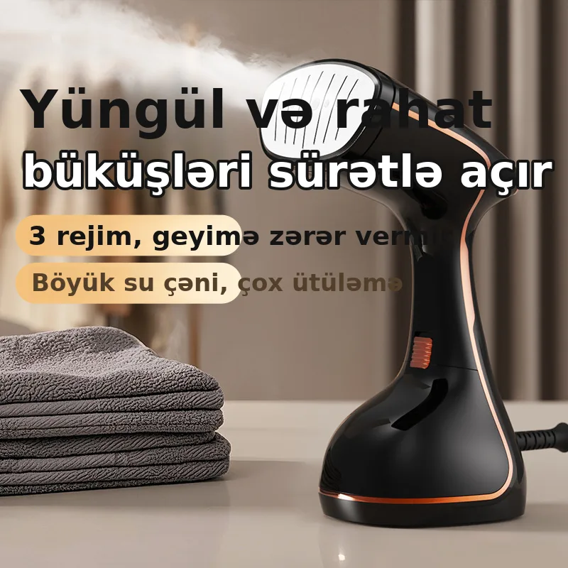 Əl buxar ütüsü portativ ev üçün