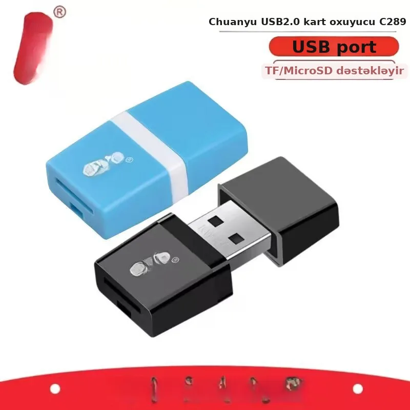 Mini USB kart oxuyucu SD/TF