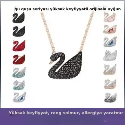 Qadın boyunbağısı qu quşu qolye gradient