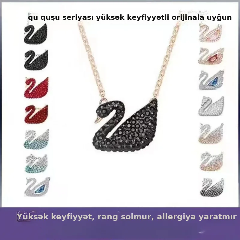 Qadın boyunbağısı qu quşu qolye gradient