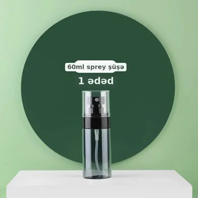 Sprey şüşə 100ml, incə duman, səyahət üçün, şəkil 3