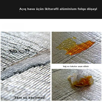 İkitərəfli alüminium folqa düşərgə döşəyi, şəkil 3