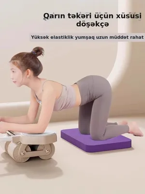 Diz altlığı, ab wheel və plank üçün