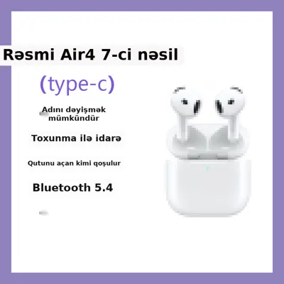 İçəri qulaq Bluetooth qulaqlıq, yüksək keyfiyyətli