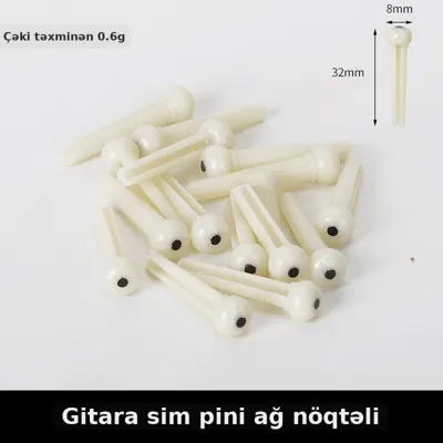 Gitara üçün sim bərkidici pin dəsti, şəkil 4