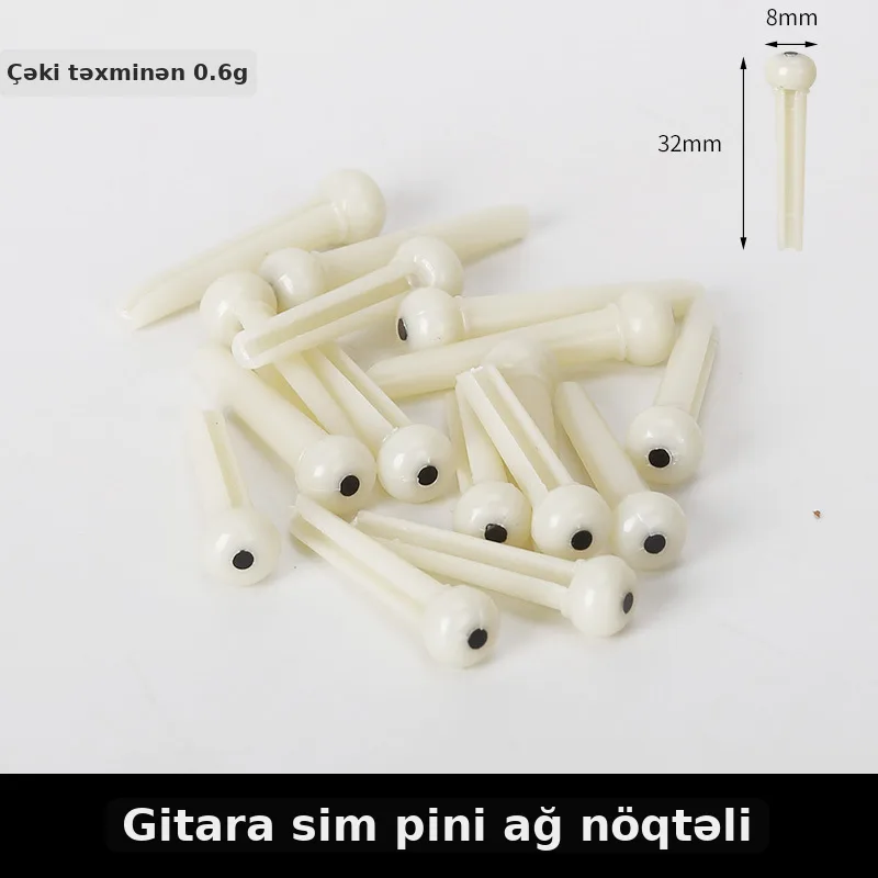 Gitara üçün sim bərkidici pin dəsti, şəkil 4