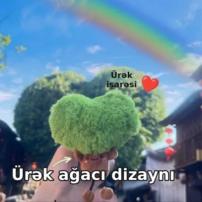Sevgi ağacı plüş açarlıq, səsli çanta asqısı