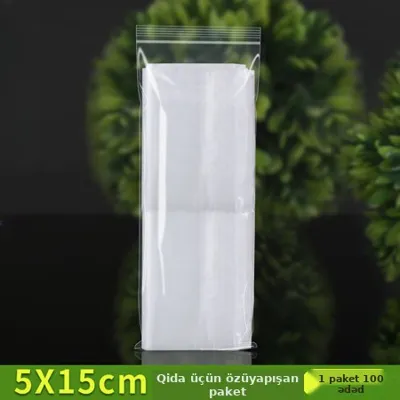 Ziplok paket, şəffaf, qida üçün, PE, şəkil 4
