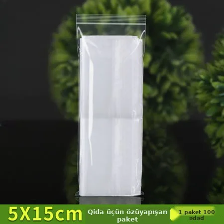 Ziplok paket, şəffaf, qida üçün, PE, şəkil 4