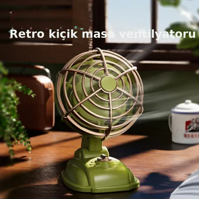 Mini masaüstü ventilyator USB portativ, şəkil 1