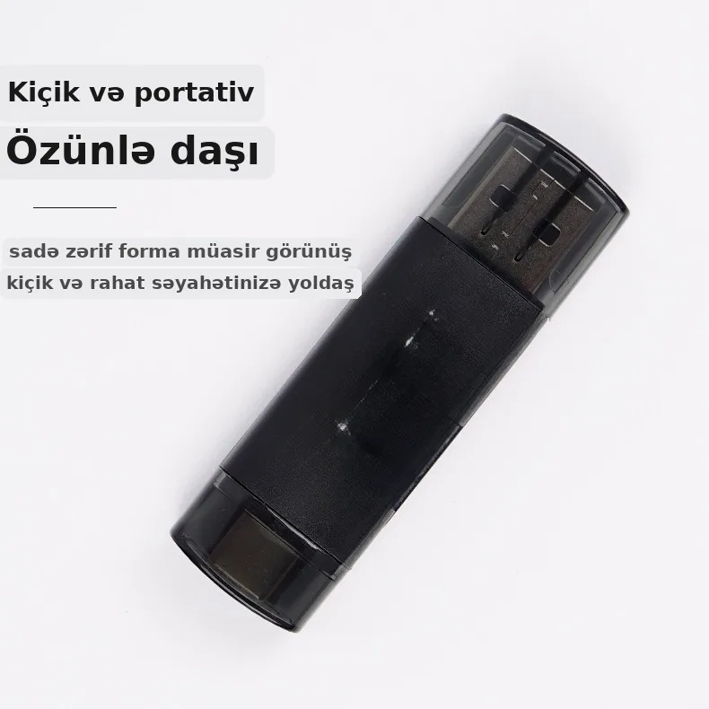 2-si 1-də TF/SD OTG kart oxuyucu Type-C, şəkil 3