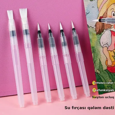 Su fırça qələm, bərk akvarel üçün