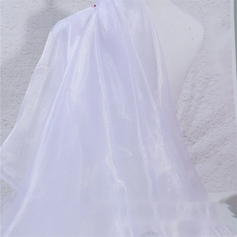 İşıltılı sərt organza parça, ətək üçün