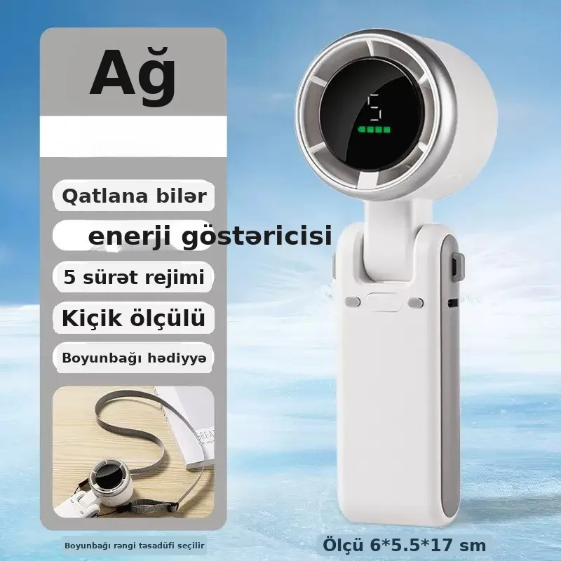 Boyuna asılan qatlanan turbo mini fan, şəkil 2