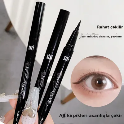 Eyeliner qələmi başlanğıc üçün, su davamlı