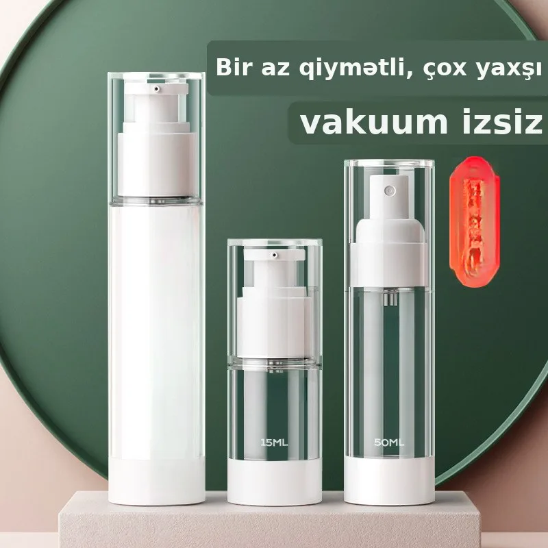 Səyahət üçün kosmetik spray butulka dəsti