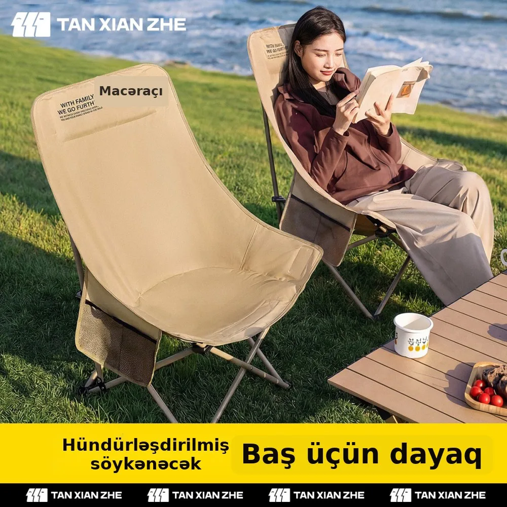 Şezlonq kreslo, çimərlik üçün yığılan