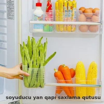 Soyuducu üçün yan qapı saxlama qutusu