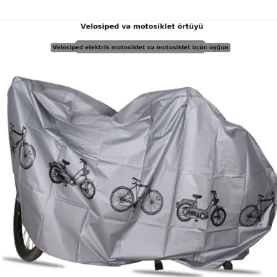 Velosiped örtüyü, su keçirməyən, naxışlı
