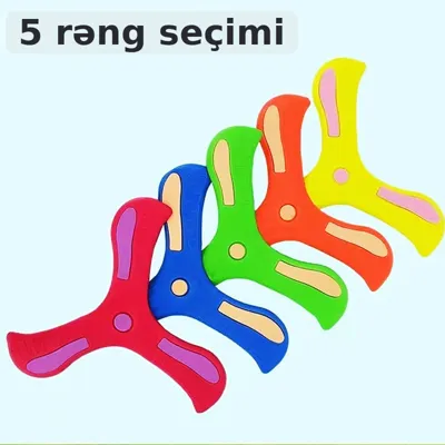 Yumşaq bumeranq uçan disk oyuncağı