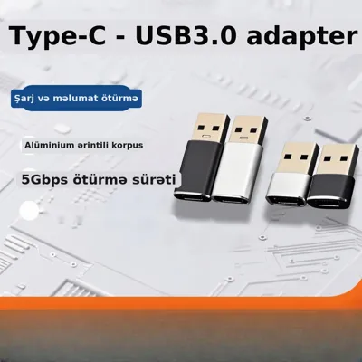 USB-C OTG adapteri telefon və komputer üçün