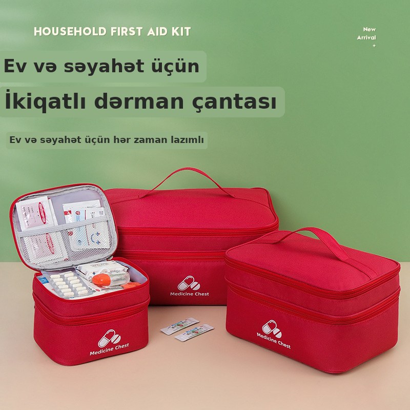 Birinci yardım çantası, ikiqatlı, böyük