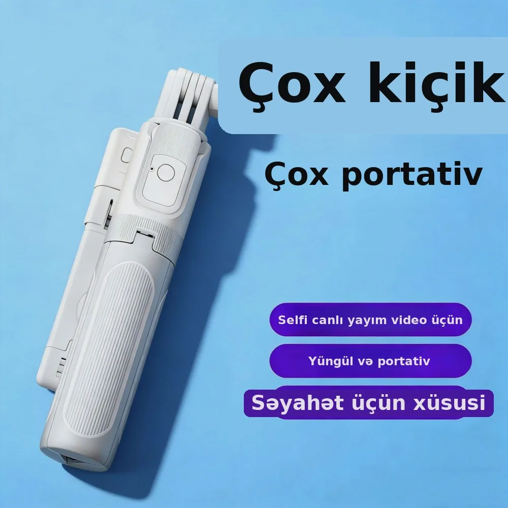 Mini teleskopik selfi çubuğu və telefon tutacağı