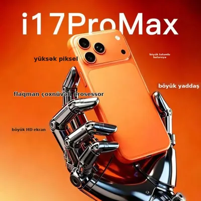 Smartfon i17 Pro Max original açılmamış Android telefon