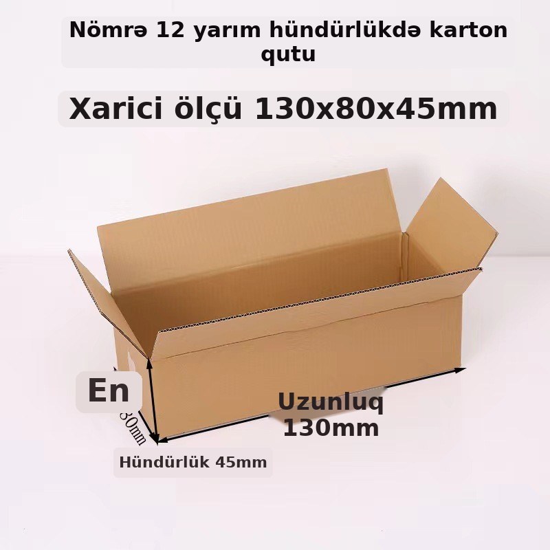 Ekspress karton qutu 1-13 ölçü
