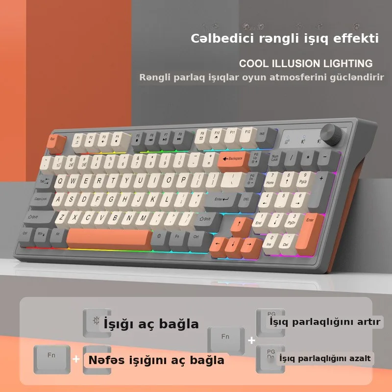 Bluetooth simsiz klaviatura, mexaniki hiss