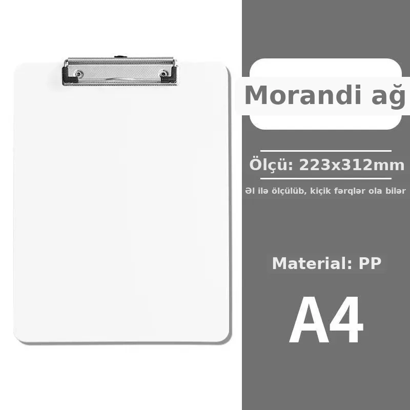 A4 şaquli yazı taxtası qıskaçlı, şəkil 2