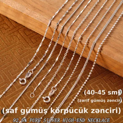 925 gümüş körpücük boyunbağı