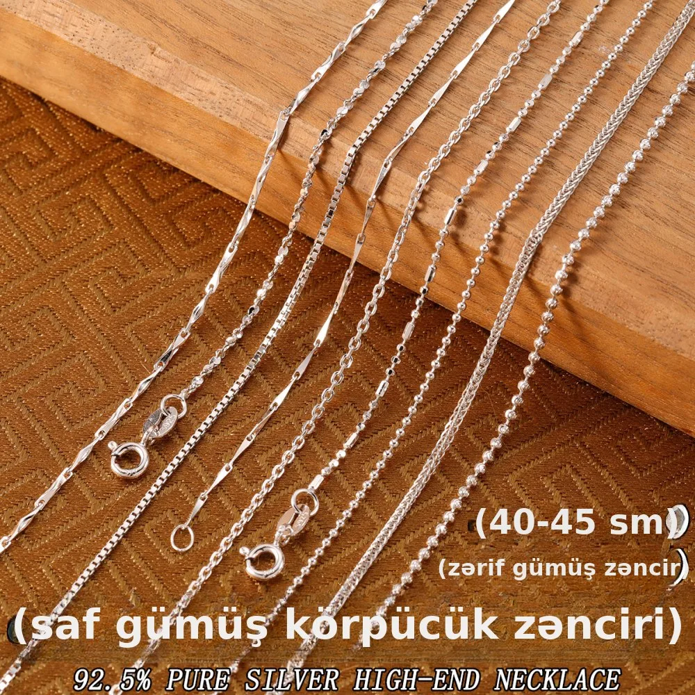 925 gümüş körpücük boyunbağı