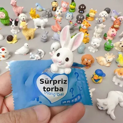 Mini heyvan sürpriz pelüş oyuncaq