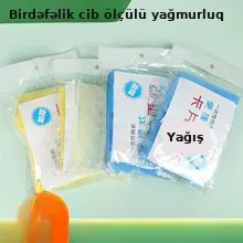 Birdəfəlik yağmurluq, qalın, bədəni örtən, şəkil 3