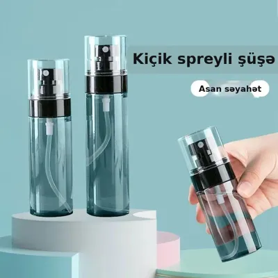 Sprey şüşə 100ml, incə duman, səyahət üçün