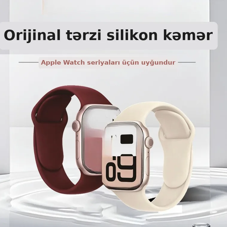 Apple Watch üçün silikon kəmər